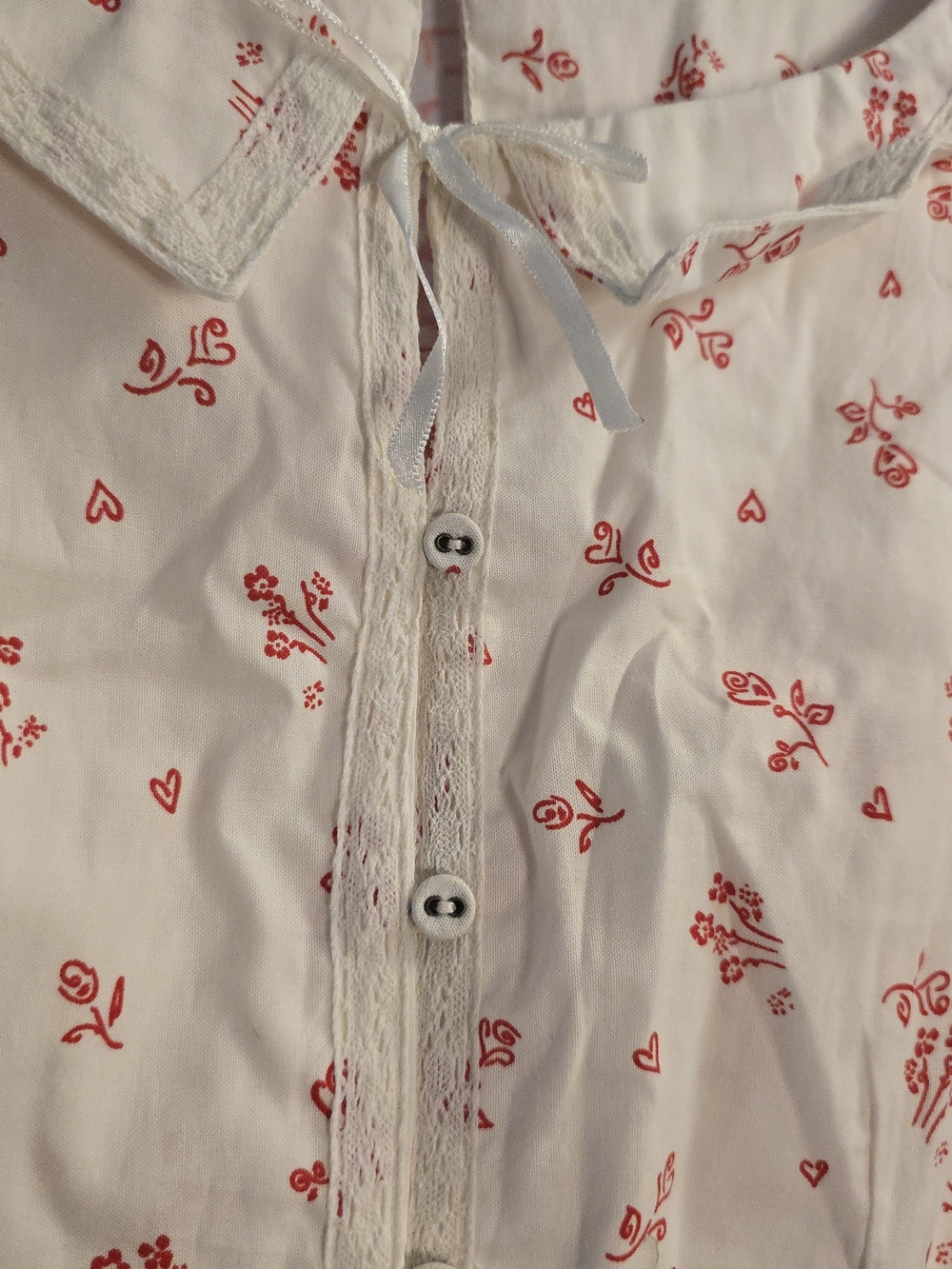 Free People Cream Mini Dress with Pink Floral Motif - Picture 5 of 8